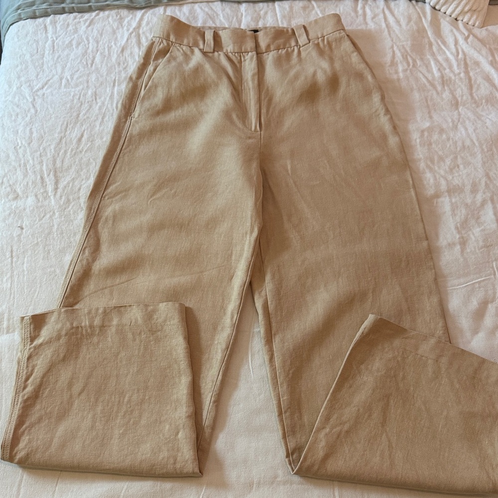 Massimo Dutti Beige Trousers